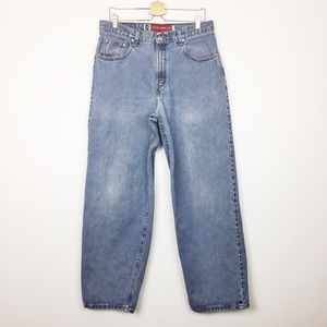 90s Levi Silver Tab Loose Fit Baggy Wide Leg 34X32